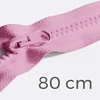 Reißverschluss teilbar 80cm kräftiges Rosa B57