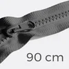 Reißverschluss teilbar 90cm Dunkelgrau D306
