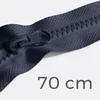 Reißverschluss teilbar 70cm Indigo D196
