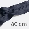 Reißverschluss teilbar 80cm Indigo D196