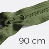 Reißverschluss teilbar 90cm Oliv D887