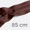 Reißverschluss teilbar 85cm Braun B26
