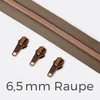 Reißverschluss Kupfer 6,5mm Taupe D894