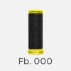 Maraflex elastisches Nähgarn 150m 000 (Schwarz)