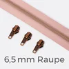 Reißverschluss Kupfer 6,5mm Nude D209