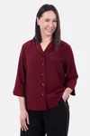 Schnittmuster Hemdbluse Damen Reverskragen elegant nähen