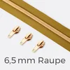 Endlos-Reißverschluss 6,5mm Raupe Gold Curry D87