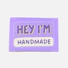 Webetikett "Hey I'm Handmade" XL