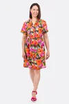 Schnittmuster Hemdblusenkleid sommerlich Ärmel Knopfleiste nähen