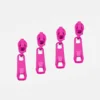 Rückseitenzipper für 4mm Perlonraupe Neonpink PT806 