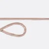 Elastisches Paspelband aus Baumwolljersey in Beige