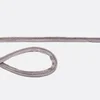 Elastisches Paspelband aus Baumwolljersey in Hellgrau meliert