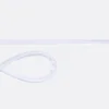 Elastisches Paspelband aus Baumwolljersey in Weiß