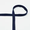Elastische Biese aus Jersey, 10 mm, in Dark Navy