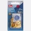 PRYM Überziehbare Knöpfe mit Werkzeug 23mm goldfarbig 4Stück