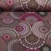 Bambus Viskosejersey Digitaldruck Mandala Fuchsia
