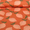 Baumwoll-Canvas Zitronen Orange