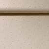 Baumwoll Musselin Goldene Striche Beige