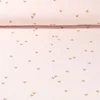 Baumwoll Musselin Herzen Creme