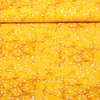 Baumwoll-Voile Batik Blumenranken Gelb