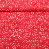 Baumwoll-Voile Batik Blumenranken Rot