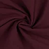 Baumwolle Vintage "Faith" Uni Bordeaux