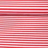 Baumwolljersey Streifen 10mm Rot Weiß
