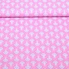 Baumwollvoile "Dalia" Abstrakt Rosa