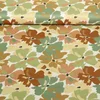 Baumwollvoile Digitaldruck Blumen Malerei Khaki