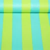 Beschichtete Baumwolle  Blockstreifen 6cm Blau Kiwi
