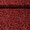 Bio-Canvas Hamburger Liebe "Christmas Fairy Lights" Dunkelrot