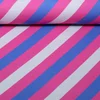 Bio Jacquard Jersey "Queen of Hearts" Royal Candy Stripes Pink