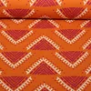 Bio Jacquard Jersey "Western Fairy Tales" Camp Site Orange