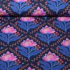 Bio Musselin Glatt "Queen Of Hearts" Lotus Royal Navy