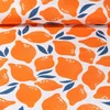 Bio-Musselin "Limone" Orange