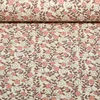 Bio Rippjersey Natural Blumenranken Natur