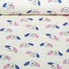 Bio Sommersweat French Terry Jennifer Bouron Hunde Ecru Blau