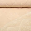 Breitcord Kunstfell Gesteppt Beige Ecru