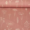 Canvas Blumen Altrosa