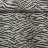 Canvas Jacquard Tiger Grau Schwarz