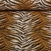 Canvas Jacquard Tiger Kupfer Braun