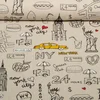 Canvas Leinenlook New York Sand