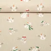 Canvas Schneemänner Beige