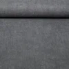 Canvas Vorgewaschen Uni Melange Schwarz