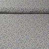 Chiffon Blümchen Grau