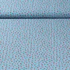 Chiffon Blümchen Türkis