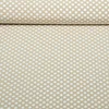 Chiffon Punkte Polka Dots Beige Weiß