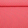 Chiffon Punkte Polka Dots Rot Weiß