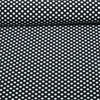 Chiffon Punkte Polka Dots Schwarz Weiß