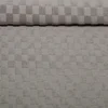 Frottee Jersey Ton-in-Ton Karo Taupe